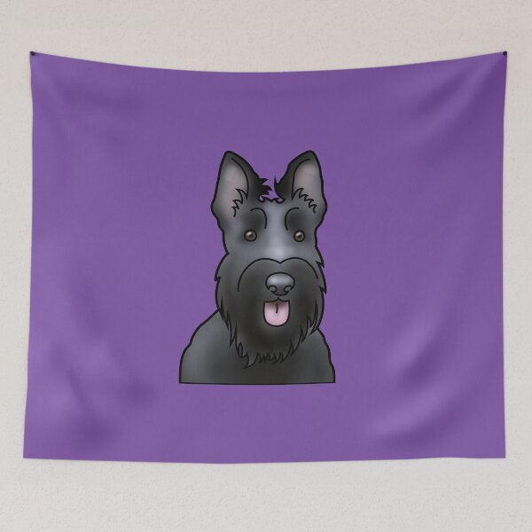 Item preview, Scottie Dog - Scottish Terrier - Dog Portrait - Purple designed and sold by JadeMadeThis.