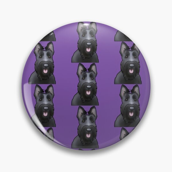 Item preview, Scottie Dog Pattern - Scottish Terrier - Dog Portrait - Purple designed and sold by JadeMadeThis.