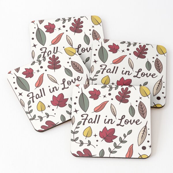 Item preview, Autumn leaves pattern - Fall in Love designed and sold by OgyDesign.