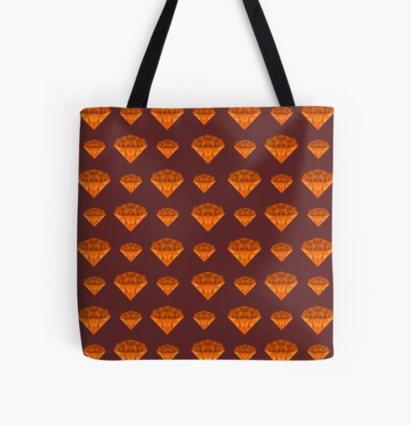 Item preview, Orange Diamond Pattern designed and sold by Spot Sweet.