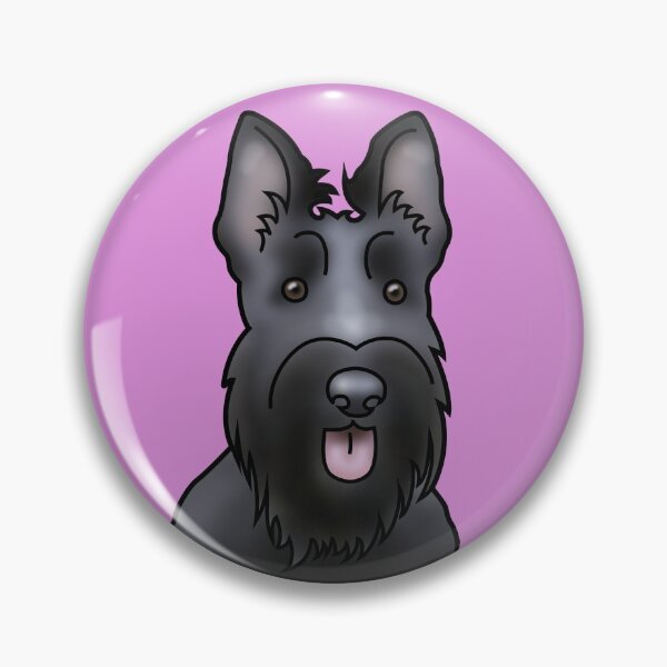 Item preview, Scottie Dog - Scottish Terrier - Dog Portrait - Pink designed and sold by JadeMadeThis.