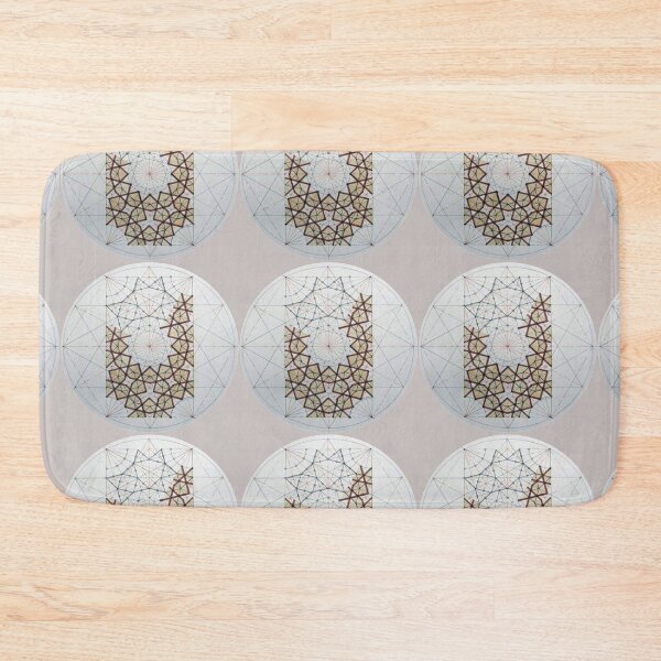 Item preview, SOFT GREY MANDALA PATTERN - STICKERS & MAGNETS designed and sold by Dahani-mo.