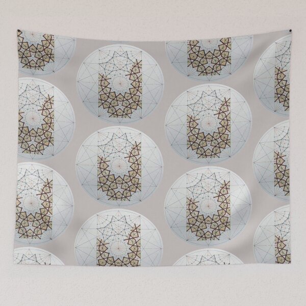 Item preview, SOFT GREY MANDALA PATTERN - STICKERS & MAGNETS designed and sold by Dahani-mo.