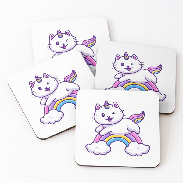 Item preview, Cat Unicorn In Rainbow designed and sold by mrlazypl.