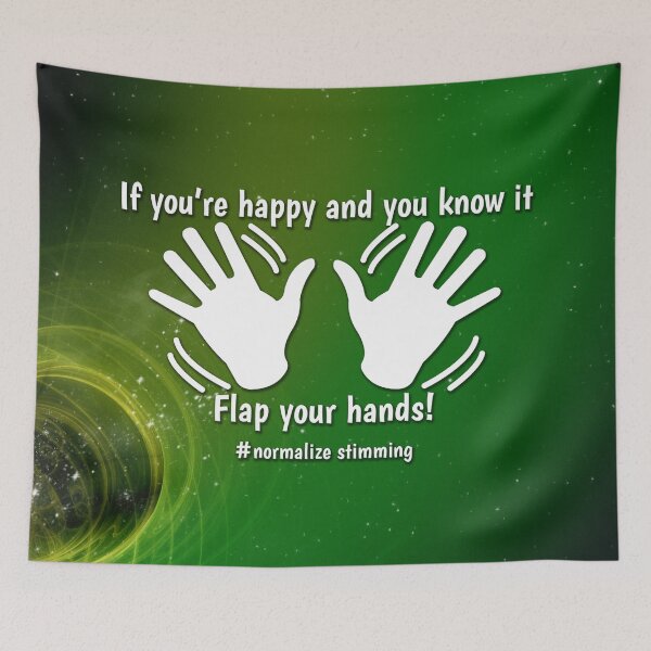 Item preview, Emerald Nebula: Flap Your Hands designed and sold by PrettySickArt.