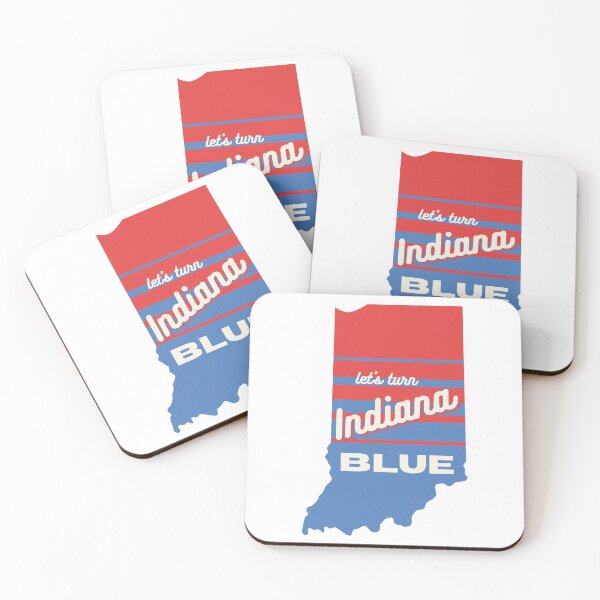 Item preview, Let’s Turn Indiana Blue designed and sold by Linneabot.