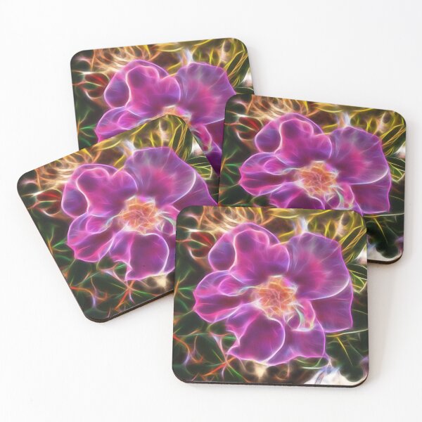 Item preview, Arte fractal rosa rosa designed and sold by mrhighsky.