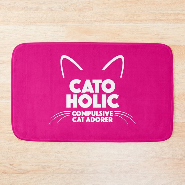 Item preview, Catoholic funny cat designed and sold by OffbeetShirts.