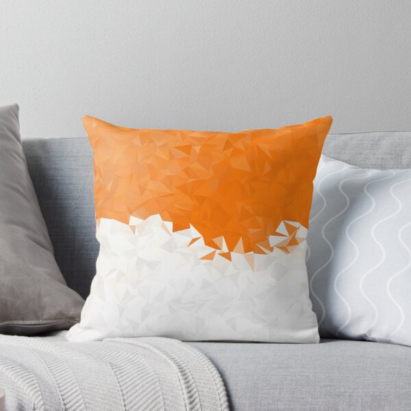 Item preview, Abstract Geometric Low Poly Orange and White Dream designed and sold by HelloGentry.