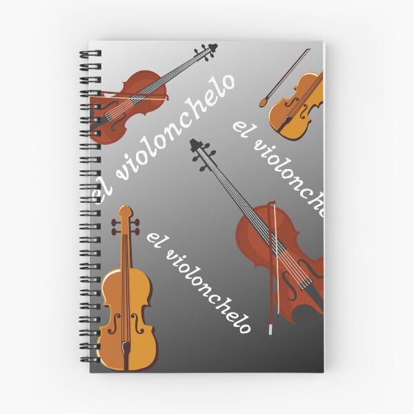 Artikelvorschau, Cello El Violonchelo Spanisch entworfen und verkauft von Purple Fern Art.