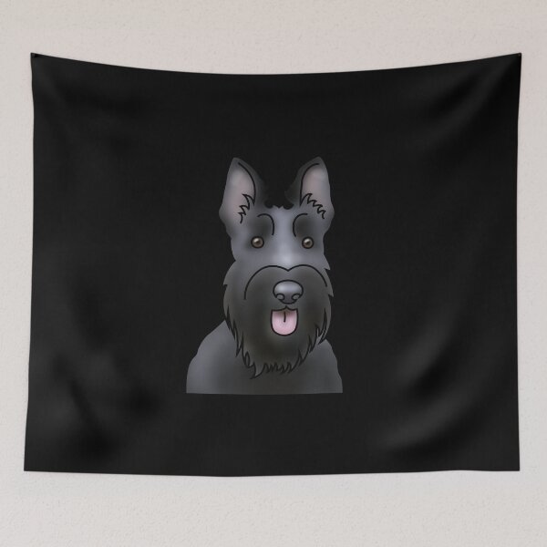 Item preview, Scottie Dog - Scottish Terrier - Dog Portrait - Black designed and sold by JadeMadeThis.