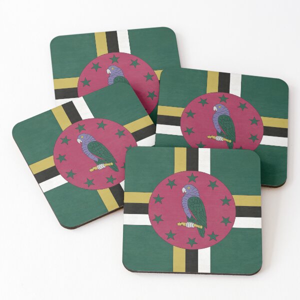 Item preview, Dominica Flag designed and sold by Finding Fortuity.