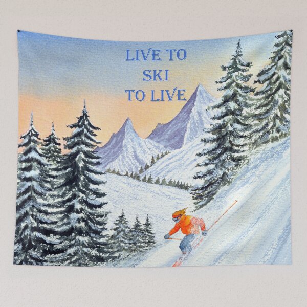 Item preview, LIVE TO SKI TO LIVE - The Clear Lady Leader designed and sold by William Holkham.