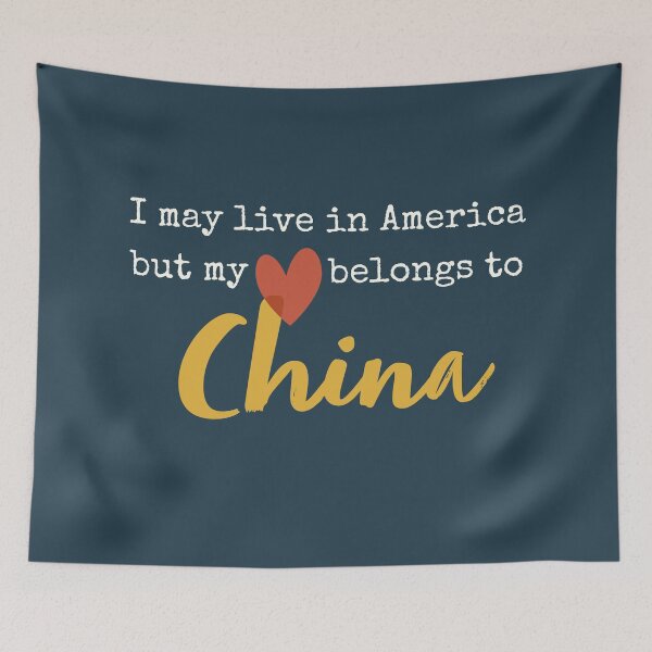 Item preview, I may live in America but my heart belongs to China designed and sold by Eenig.