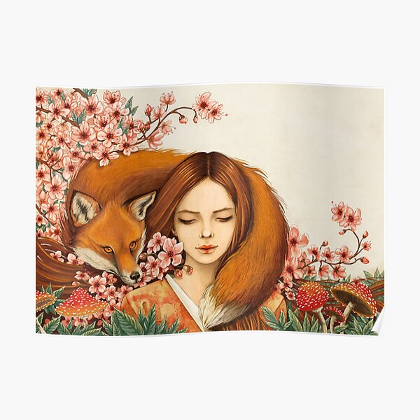 Red Fox Totem. Poster