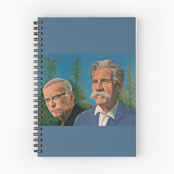 Item preview, Jean-Paul Sartre and Albert Schweitzer Painting designed and sold by PaulMeijering.