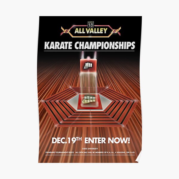 Karate Kid Turnier Poster