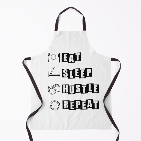 Item preview, Eat, Sleep, Hustle, Repeat - White designed and sold by BusyMonkeys.