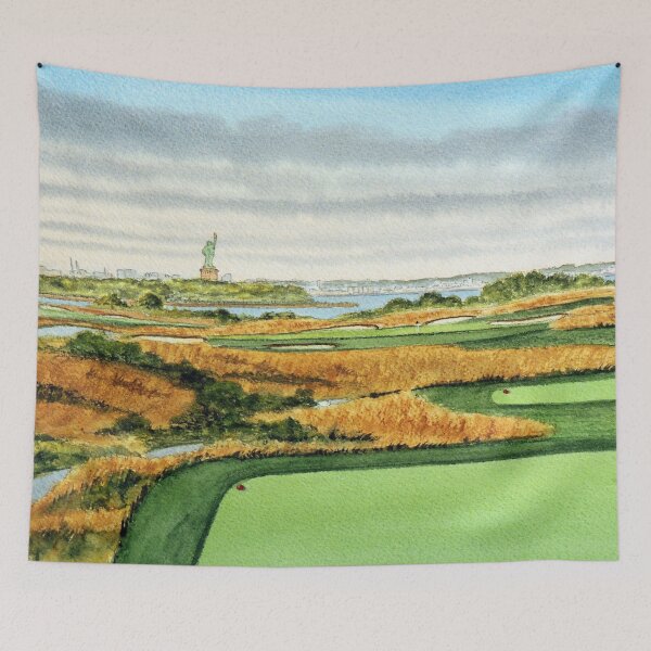 Item preview, Golf Course New Jersey Hole 14 designed and sold by William Holkham.