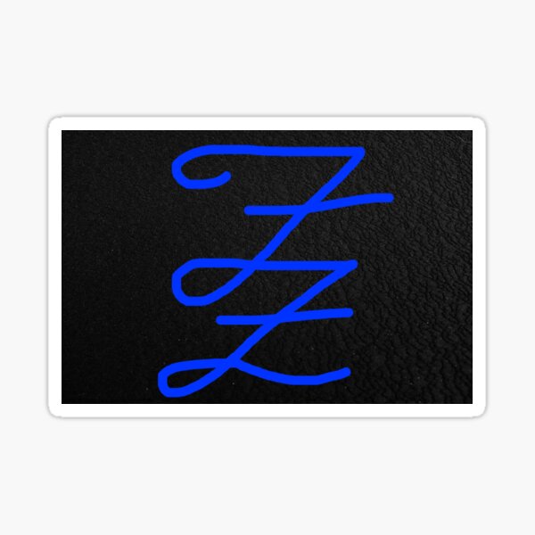 Blue ff logo Sticker