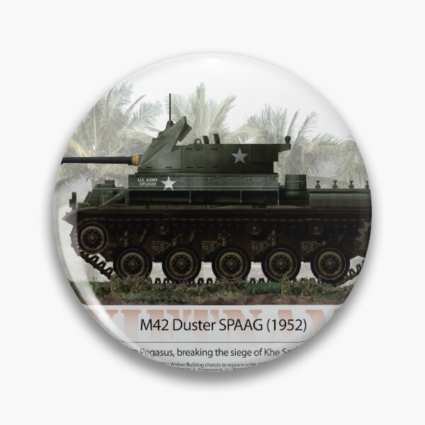 Item preview, M42 Duster SPAAG Vietnam, Operation Pegasus, April 1968 designed and sold by TheCollectioner.