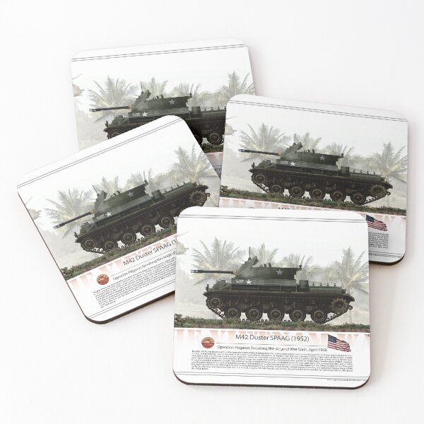 Item preview, M42 Duster SPAAG Vietnam, Operation Pegasus, April 1968 designed and sold by TheCollectioner.