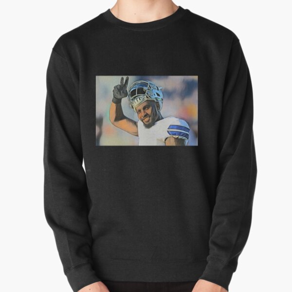 Dez Bryant Navy Blue Star Player Pullover Hoodie