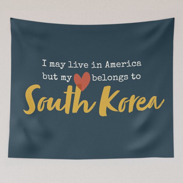 Item preview, I may live in America but my heart belongs to South Korea designed and sold by Eenig.