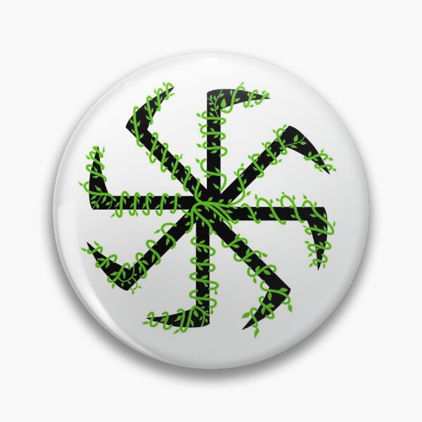 Item preview, Weeds slavic kolovrat designed and sold by EarthlingHelena.