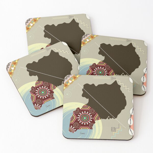 Item preview, Uganda Stylized designed and sold by lanrestudio.