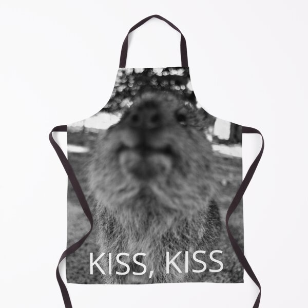Item preview, Kiss, Kiss. Happy little quokka. Rottnest Island, Western Australia designed and sold by JellyBeenzz.
