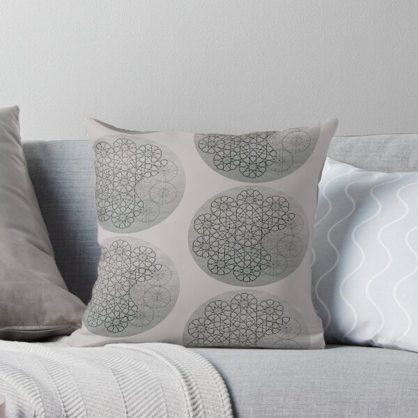 Item preview, SOFT GREY MANDALA PATTERN - FUNY STICKERS  designed and sold by Dahani-mo.
