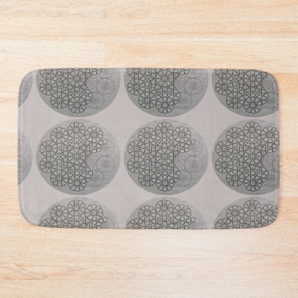 Item preview, SOFT GREY MANDALA PATTERN - FUNY STICKERS  designed and sold by Dahani-mo.