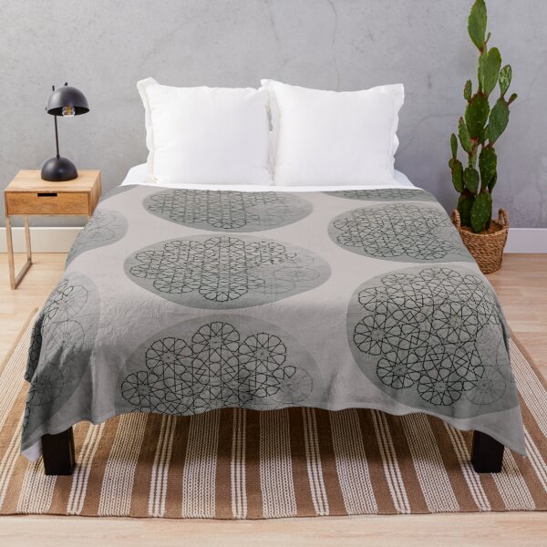 Item preview, SOFT GREY MANDALA PATTERN - FUNY STICKERS designed and sold by Dahani-mo.