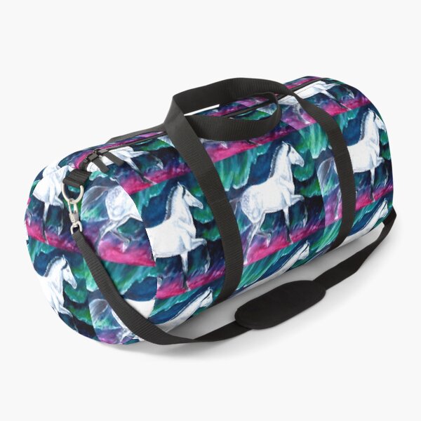 Item preview, Andalusian stallion troting under the lights designed and sold by horseaddicted.