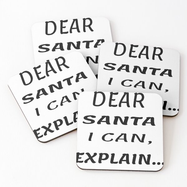Item preview, Dear Santa, I Can Explain Christmas Sloga Raglan designed and sold by DreamBigStore.