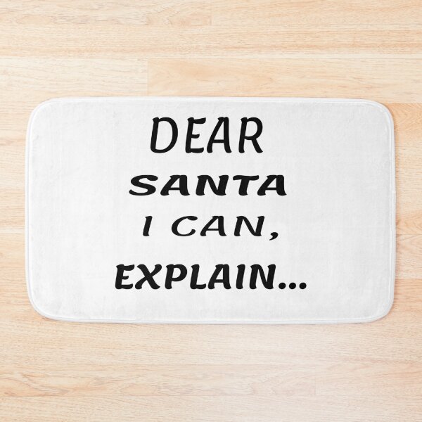 Item preview, Dear Santa, I Can Explain Christmas Sloga Raglan designed and sold by DreamBigStore.