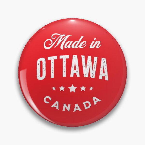 Item preview, Made In Ottawa, Canada - Vintage Logo Red designed and sold by VicEllisArt.