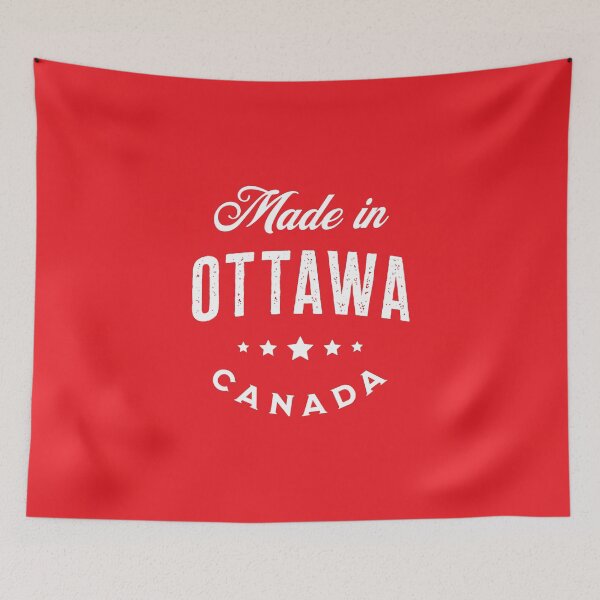 Item preview, Made In Ottawa, Canada - Vintage Logo Red designed and sold by VicEllisArt.