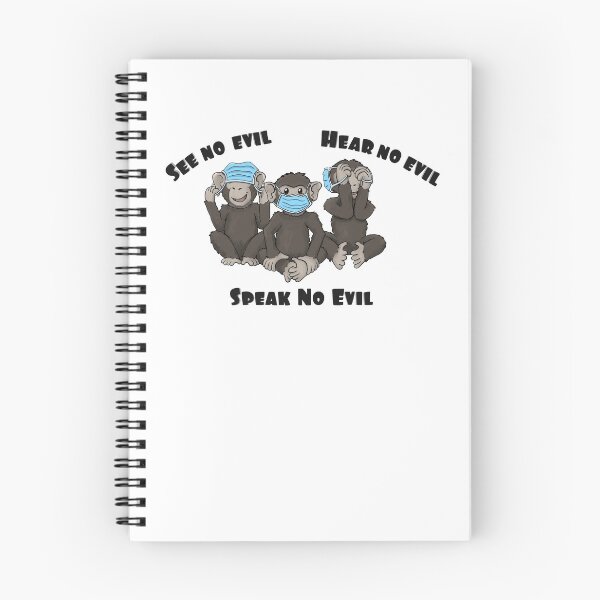 Item preview, Three Wise Monkeys with face-masks designed and sold by axoNNNessj.