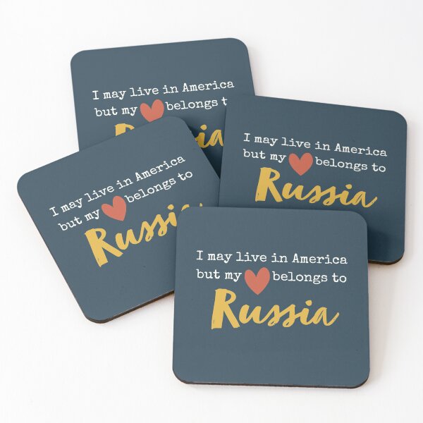 Item preview, I may live in America but my heart belongs to Russia designed and sold by Eenig.