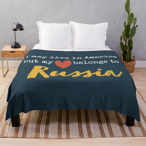 Item preview, I may live in America but my heart belongs to Russia designed and sold by Eenig.