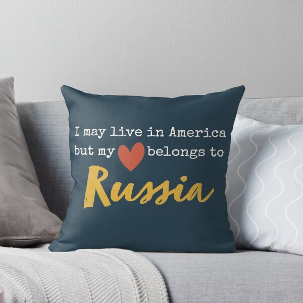 Item preview, I may live in America but my heart belongs to Russia designed and sold by Eenig.