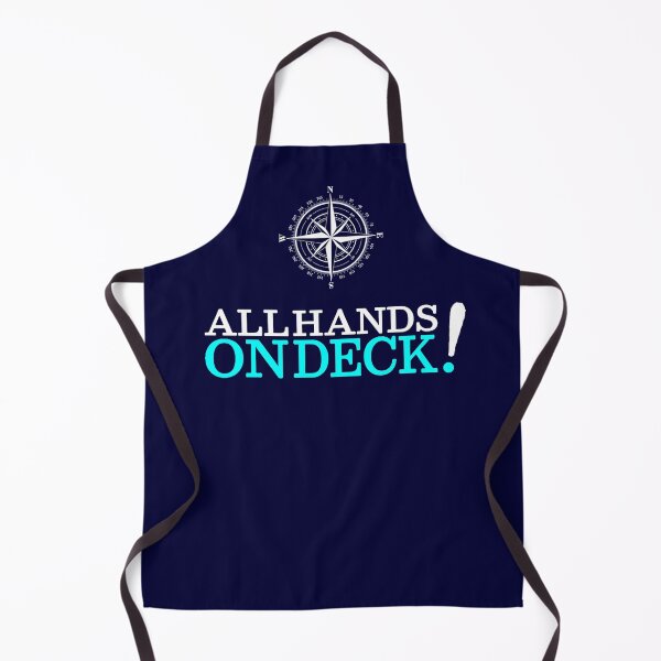 Item preview, All Hands On Deck! Yacht Skipper Sailor Nautical Terms designed and sold by WibbleDesign.