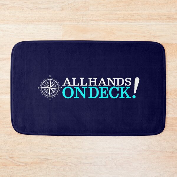 Item preview, All Hands On Deck! Yacht Skipper Sailor Nautical Terms designed and sold by WibbleDesign.