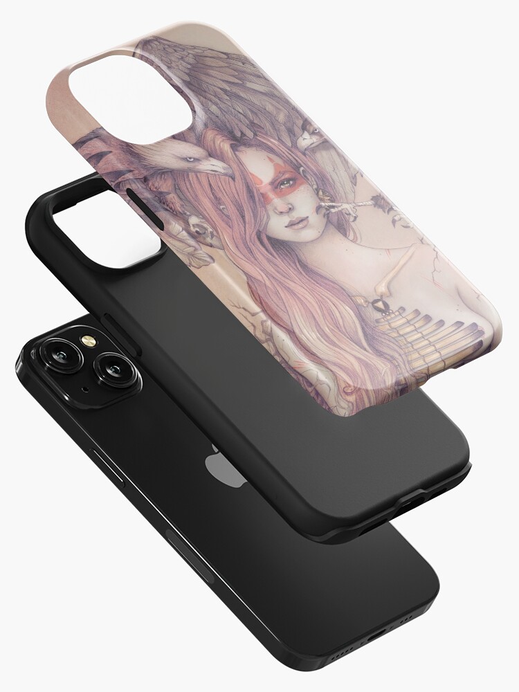 Imagen 2 de 4, Funda de iPhone con la obra Princesa águila, diseñada y vendida por LorenAssisi.