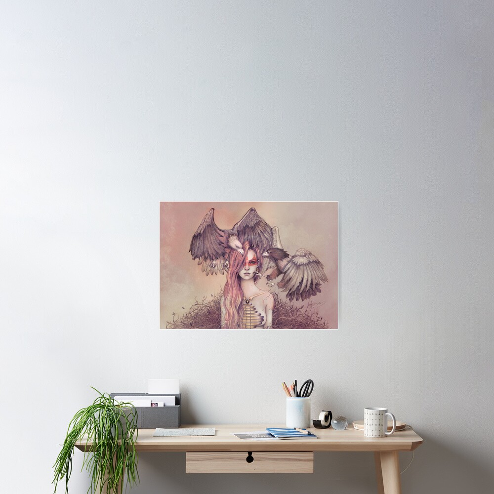 Vista previa del artículo con la obra «Póster», diseñado y vendido por LorenAssisi.