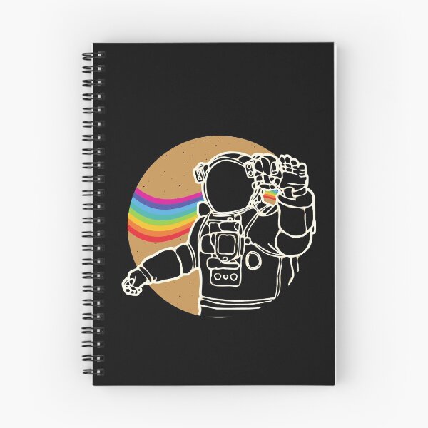 Item preview, Astronaut In Space With Rainbow designed and sold by NiceSign.