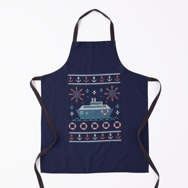 Item preview, Christmas ship Christmas sweater designed and sold by DerSenat.