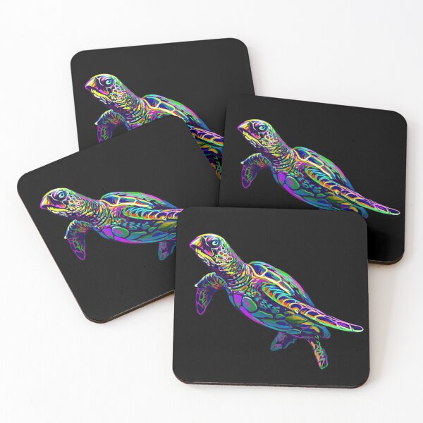 Item preview, Turtle multicolor raibow art designed and sold by Sovik Goswami.